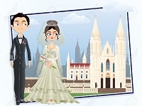 19313338-christian-wedding-couple-stock-vector-indian